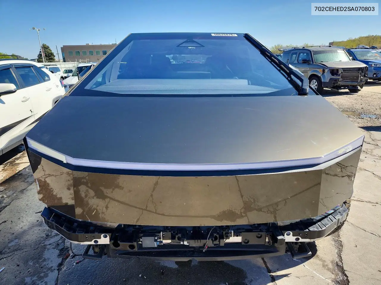 2025 Tesla Cybertruck VIN: 7G2CEHED2SA070803 Lot: 50626876
