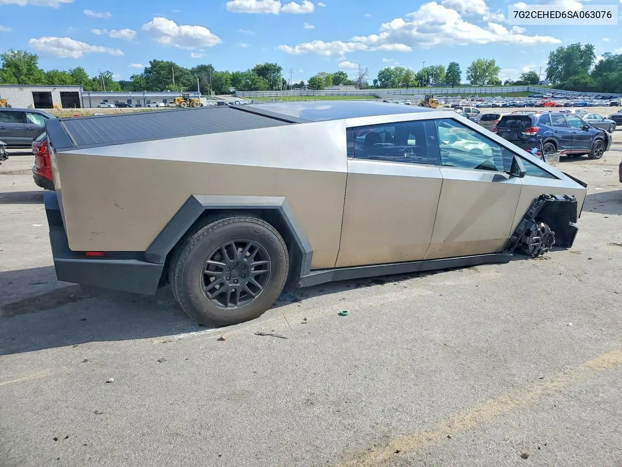 2025 Tesla Cybertruck VIN: 7G2CEHED6SA063076 Lot: 52474946