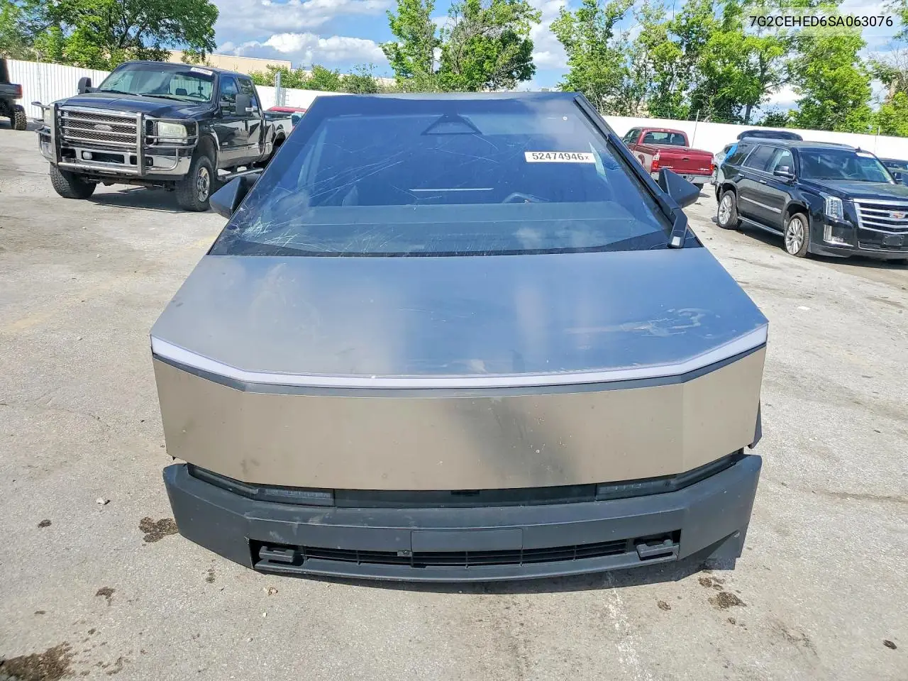 2025 Tesla Cybertruck VIN: 7G2CEHED6SA063076 Lot: 52474946