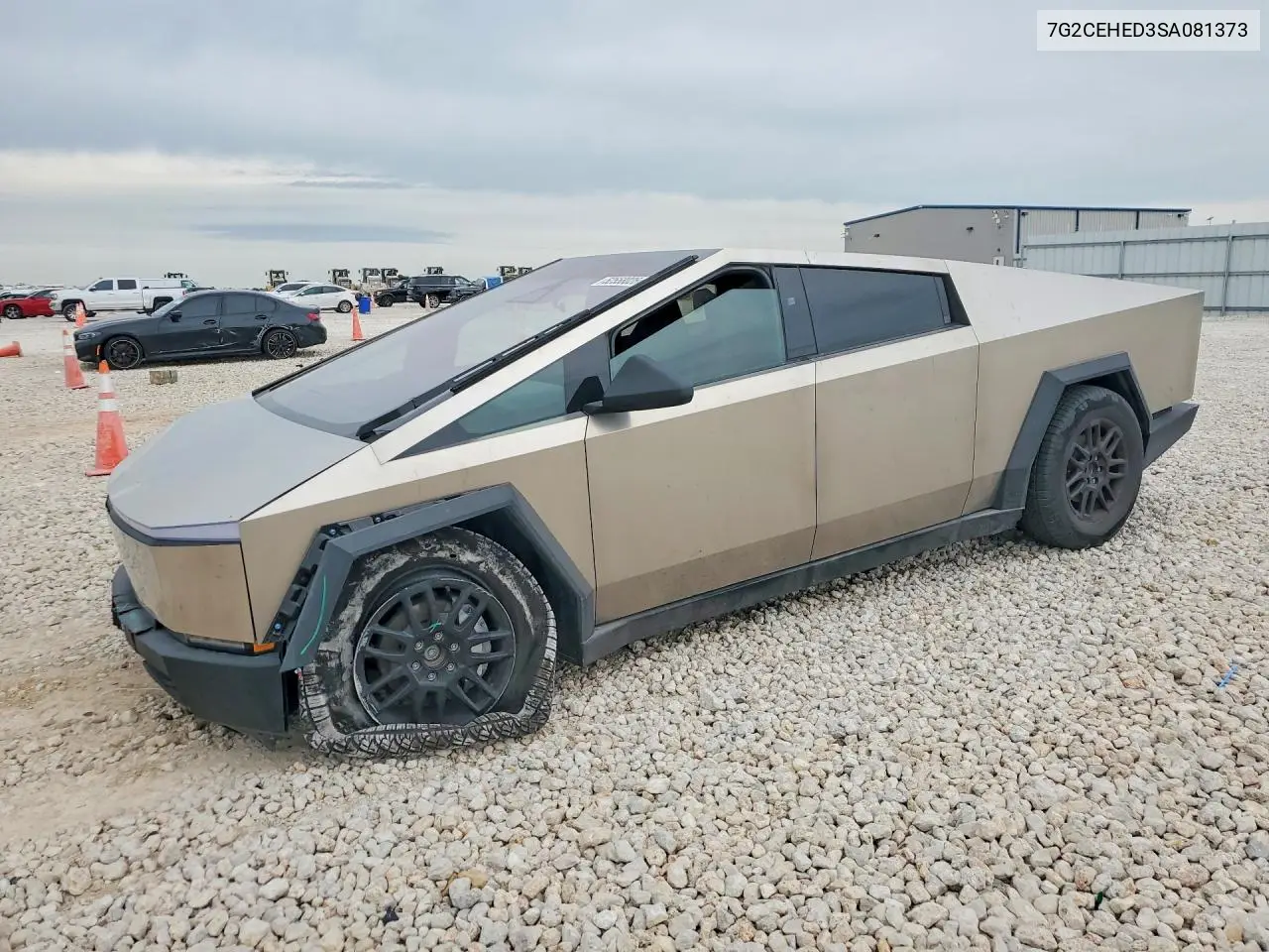 2025 Tesla Cybertruck VIN: 7G2CEHED3SA081373 Lot: 52558026