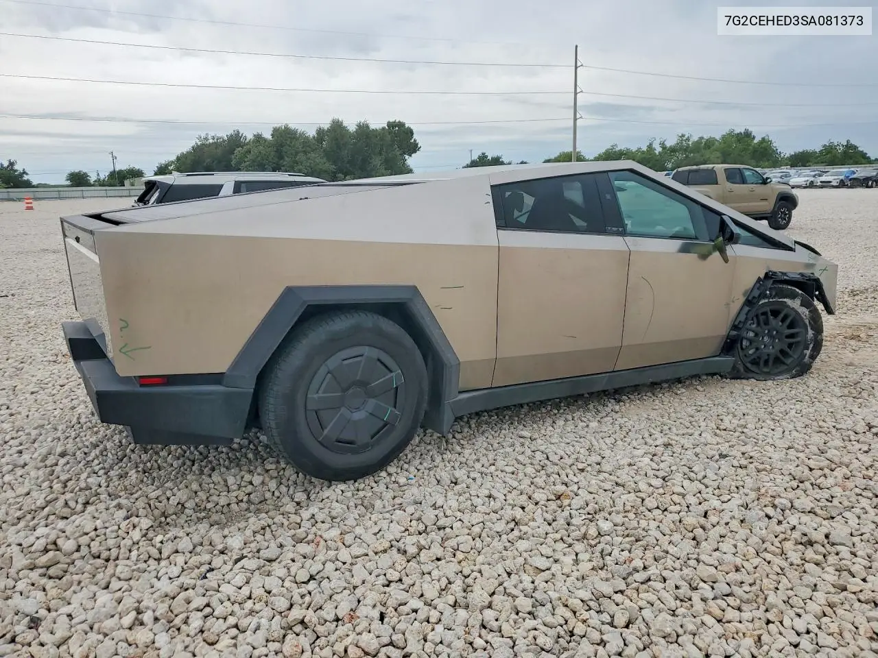 2025 Tesla Cybertruck VIN: 7G2CEHED3SA081373 Lot: 52558026