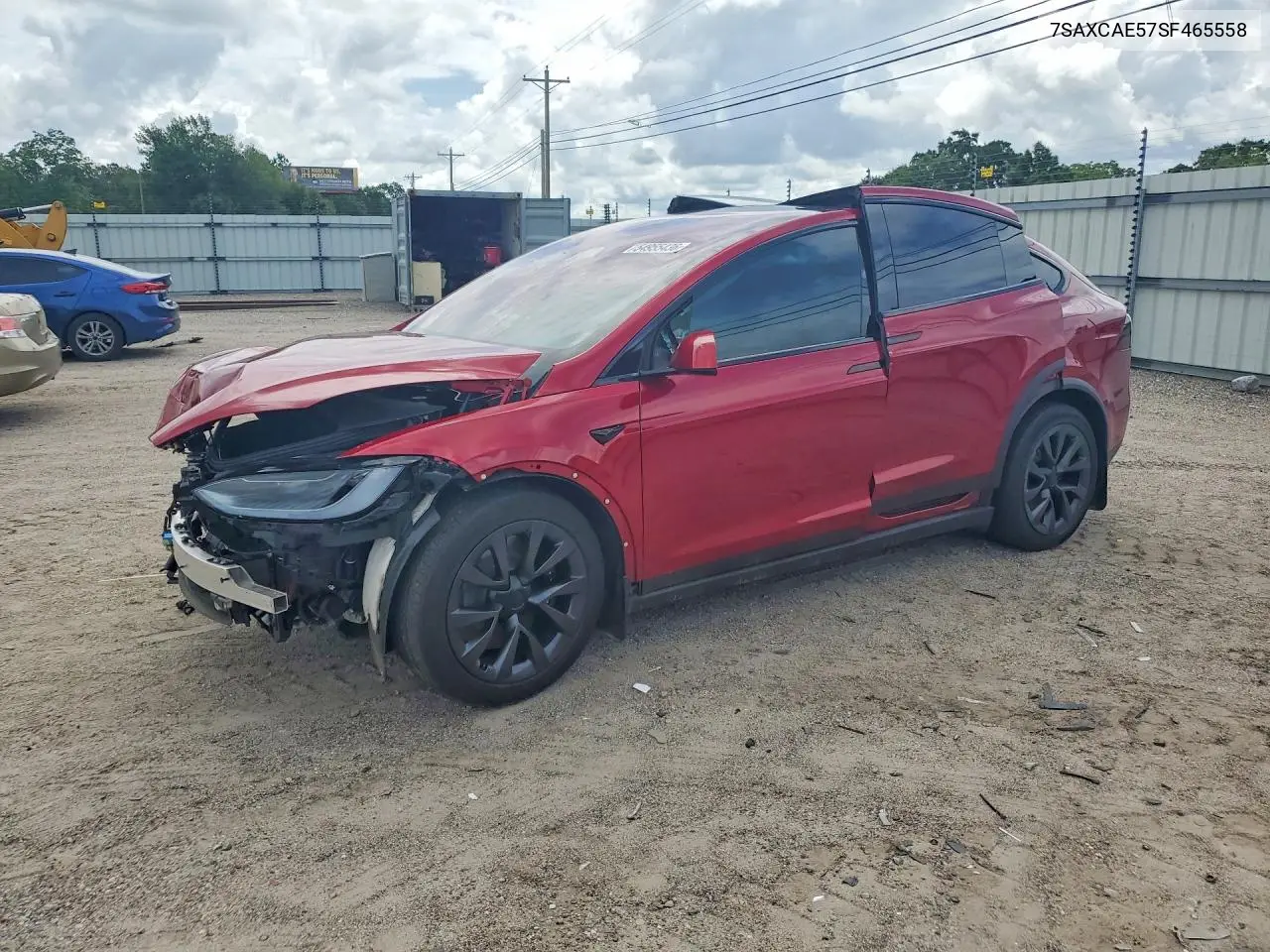 2025 Tesla Model X VIN: 7SAXCAE57SF465558 Lot: 54955436