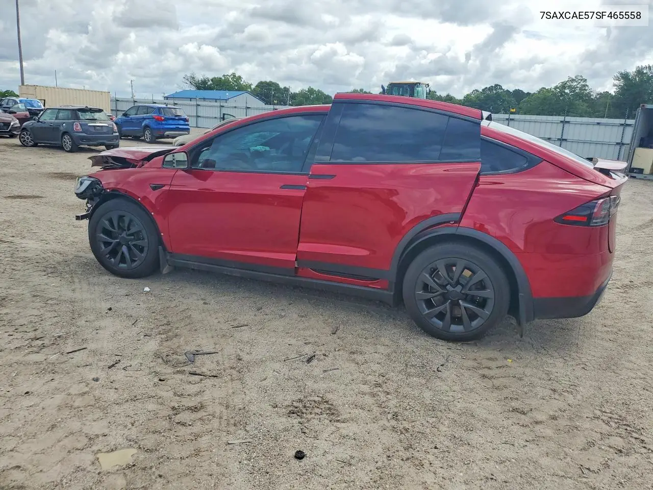 2025 Tesla Model X VIN: 7SAXCAE57SF465558 Lot: 54955436