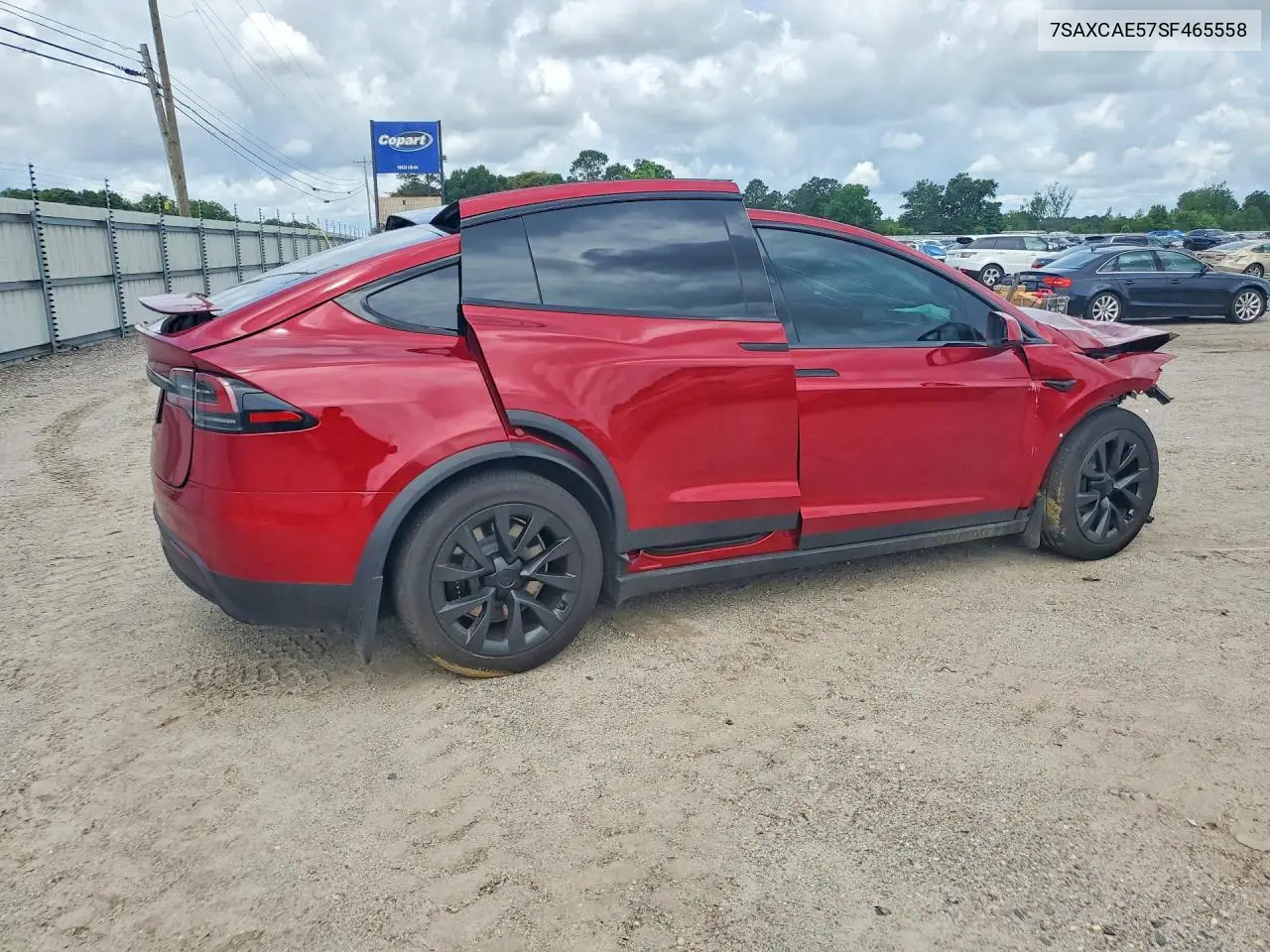 2025 Tesla Model X VIN: 7SAXCAE57SF465558 Lot: 54955436