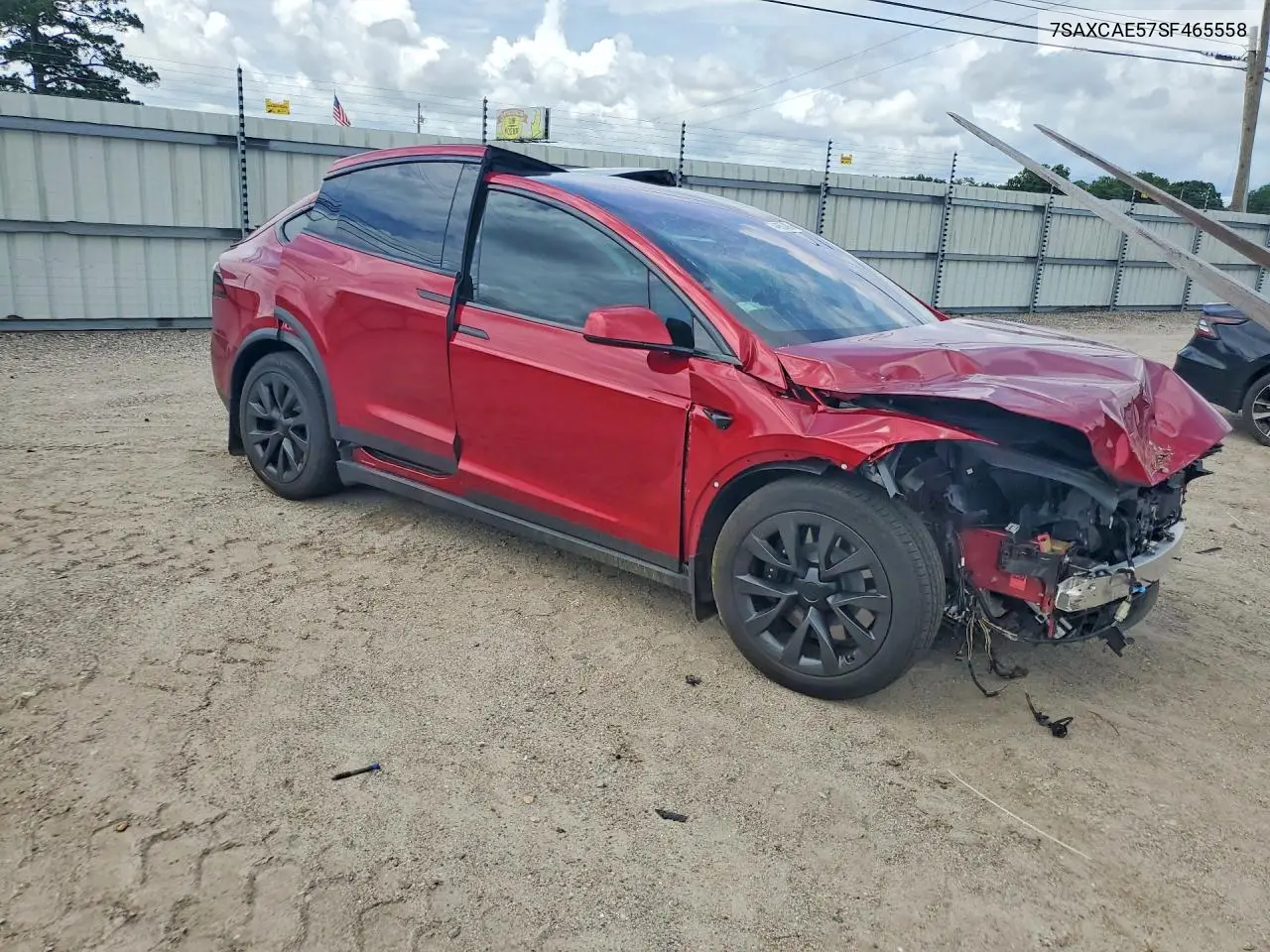 2025 Tesla Model X VIN: 7SAXCAE57SF465558 Lot: 54955436