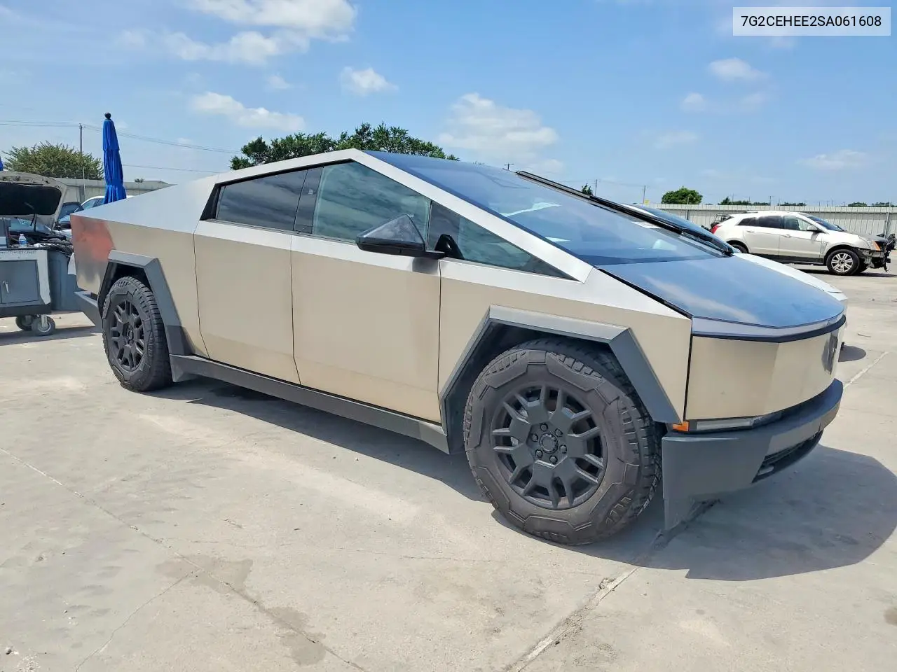2025 Tesla Cybertruck VIN: 7G2CEHEE2SA061608 Lot: 57438226