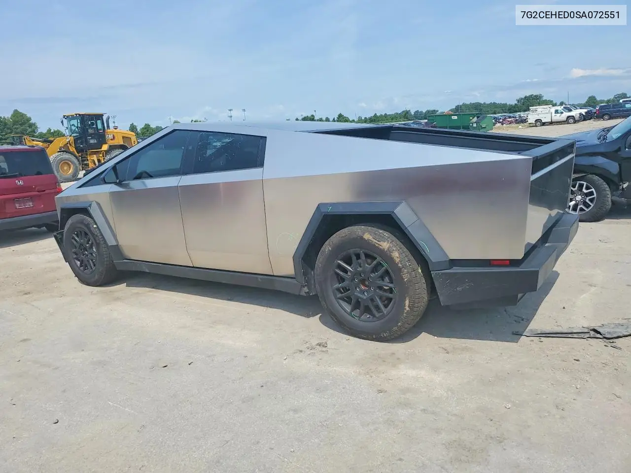 2025 Tesla Cybertruck VIN: 7G2CEHED0SA072551 Lot: 57491176