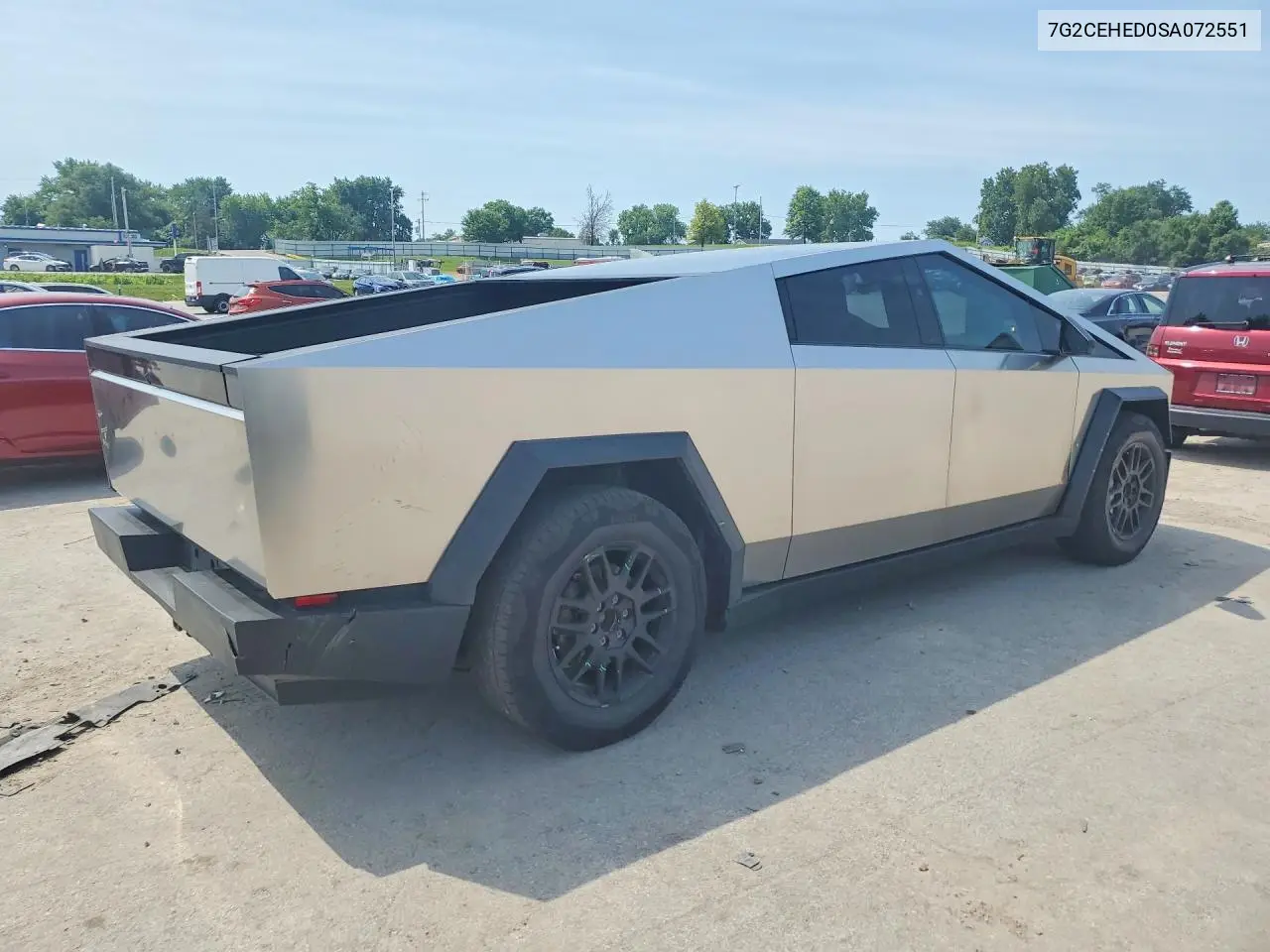 2025 Tesla Cybertruck VIN: 7G2CEHED0SA072551 Lot: 57491176