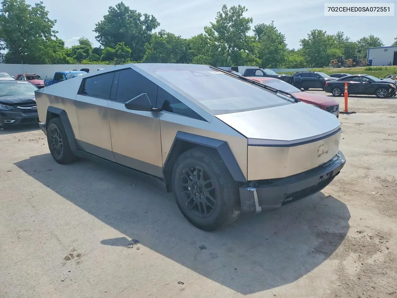 2025 Tesla Cybertruck VIN: 7G2CEHED0SA072551 Lot: 57491176