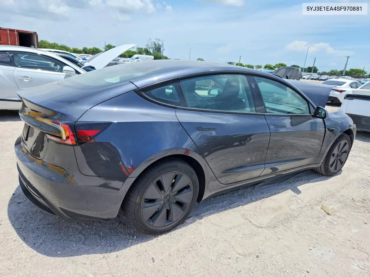 2025 Tesla Model 3 VIN: 5YJ3E1EA4SF970881 Lot: 57663206