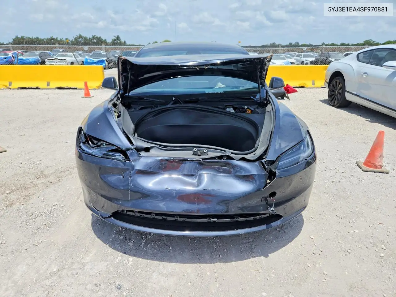 2025 Tesla Model 3 VIN: 5YJ3E1EA4SF970881 Lot: 57663206