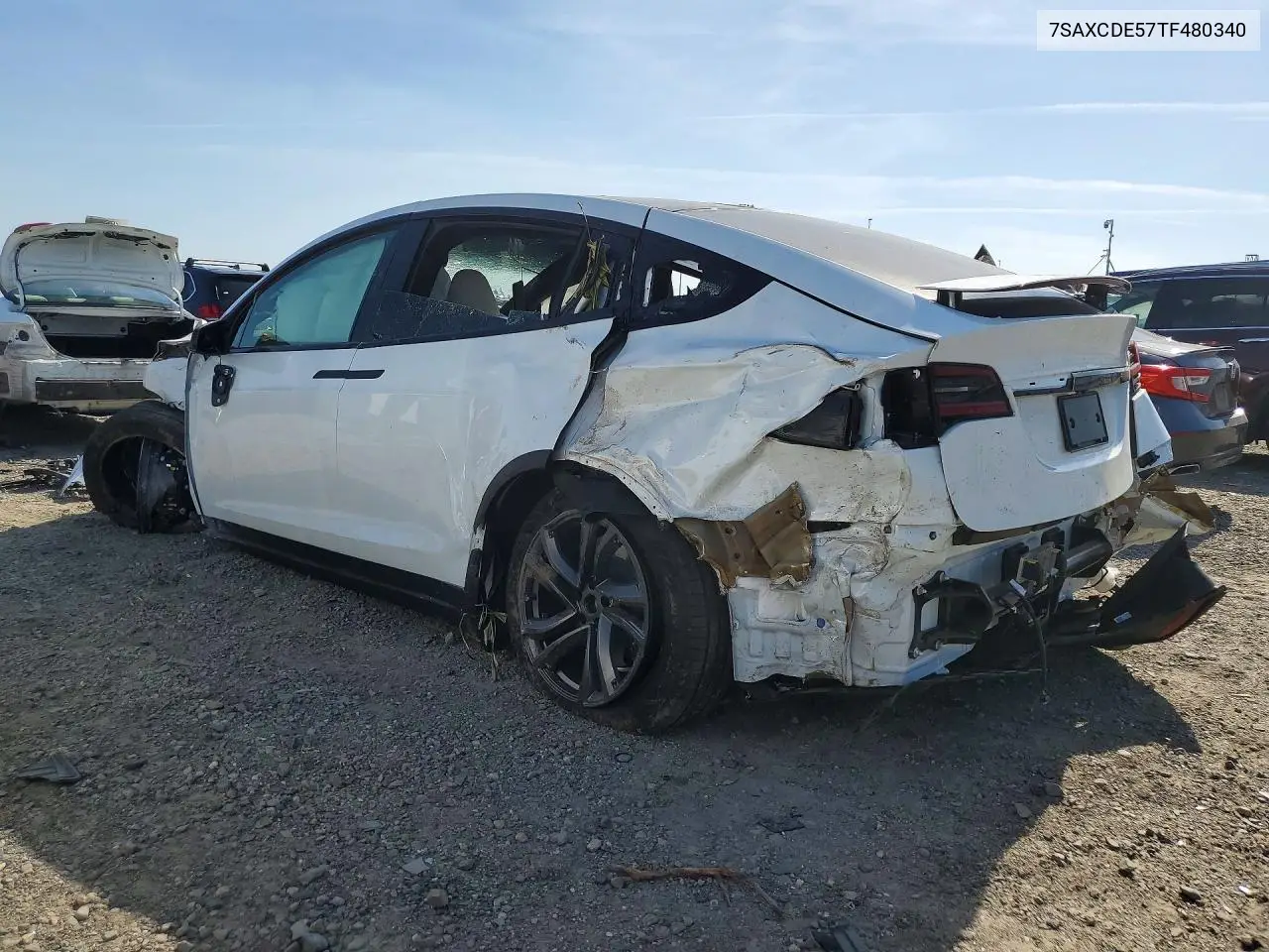 2026 Tesla Model X VIN: 7SAXCDE57TF480340 Lot: 53100976
