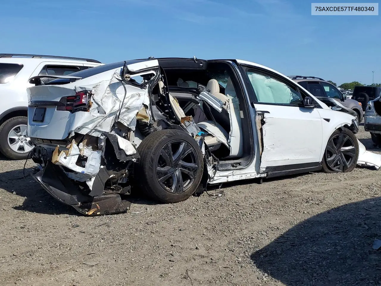2026 Tesla Model X VIN: 7SAXCDE57TF480340 Lot: 53100976