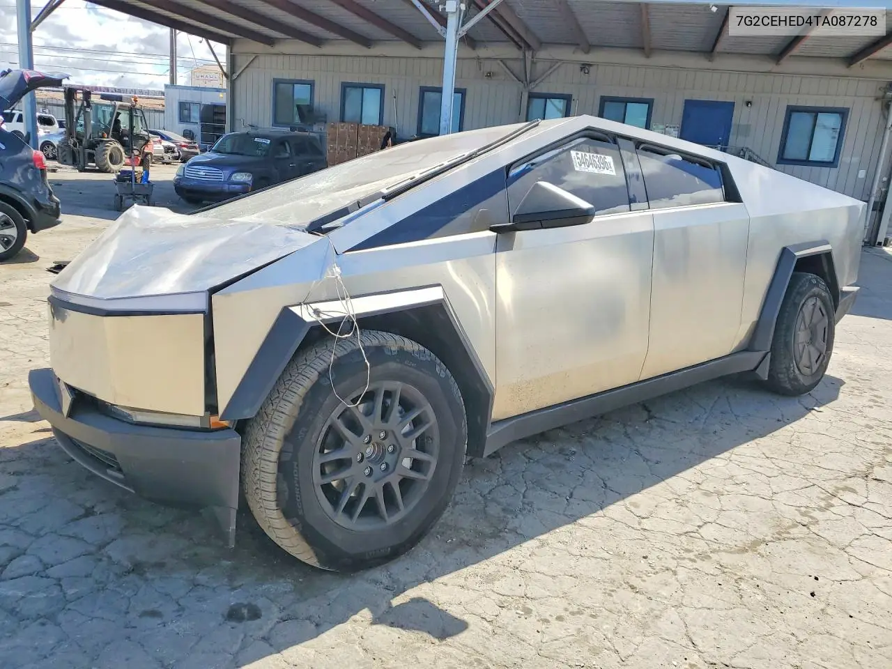 2026 Tesla Cybertruck VIN: 7G2CEHED4TA087278 Lot: 54646396