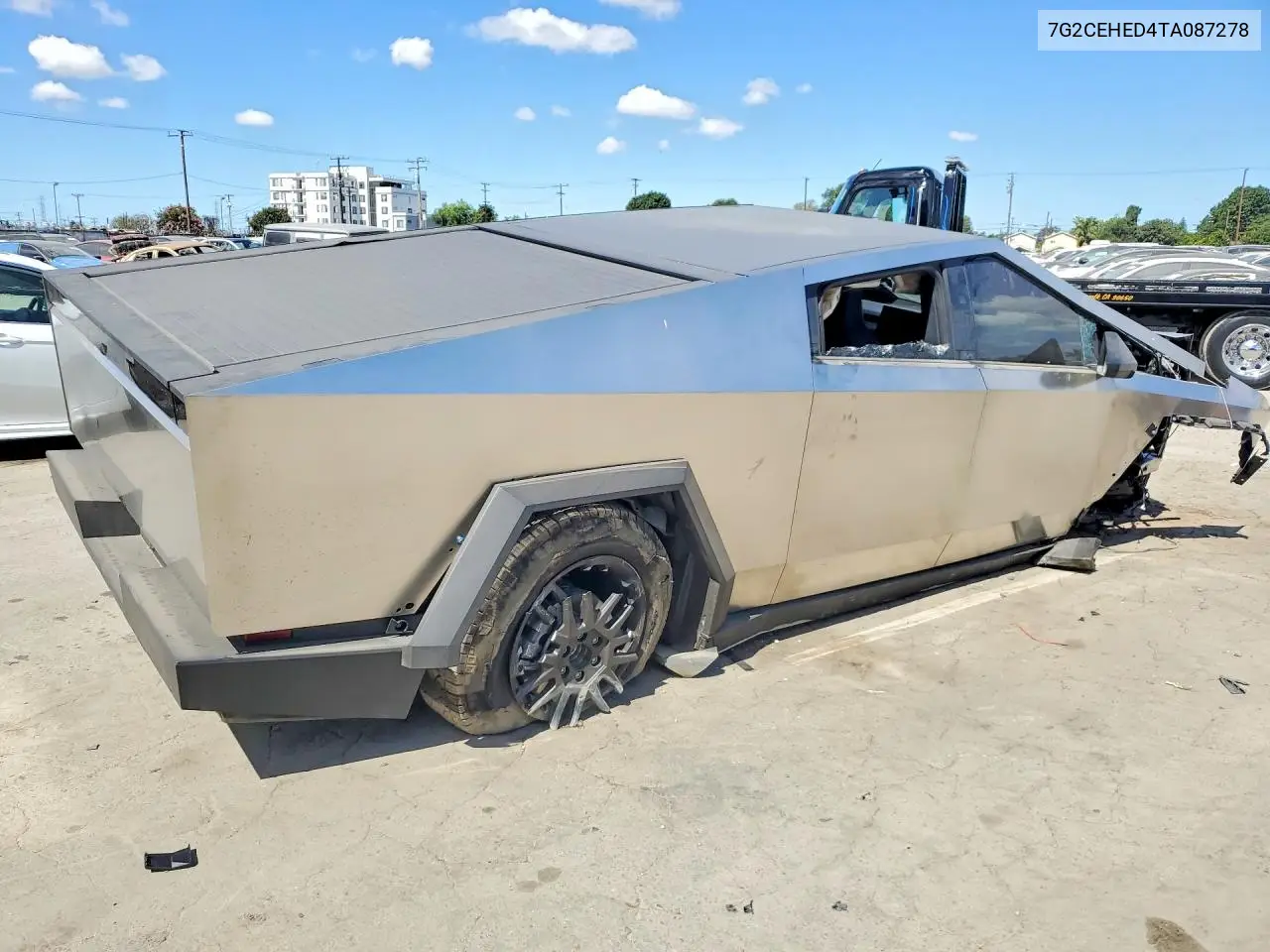 2026 Tesla Cybertruck VIN: 7G2CEHED4TA087278 Lot: 54646396