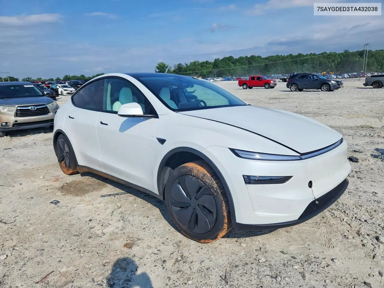2026 Tesla Y VIN: 7SAYGDED3TA432038 Lot: 56862266