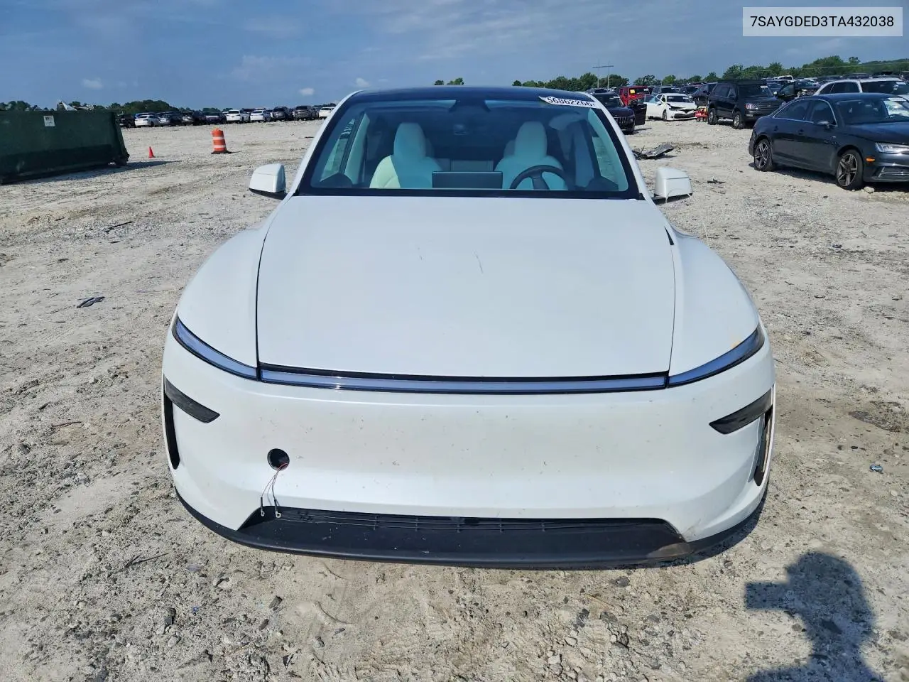 2026 Tesla Y VIN: 7SAYGDED3TA432038 Lot: 56862266