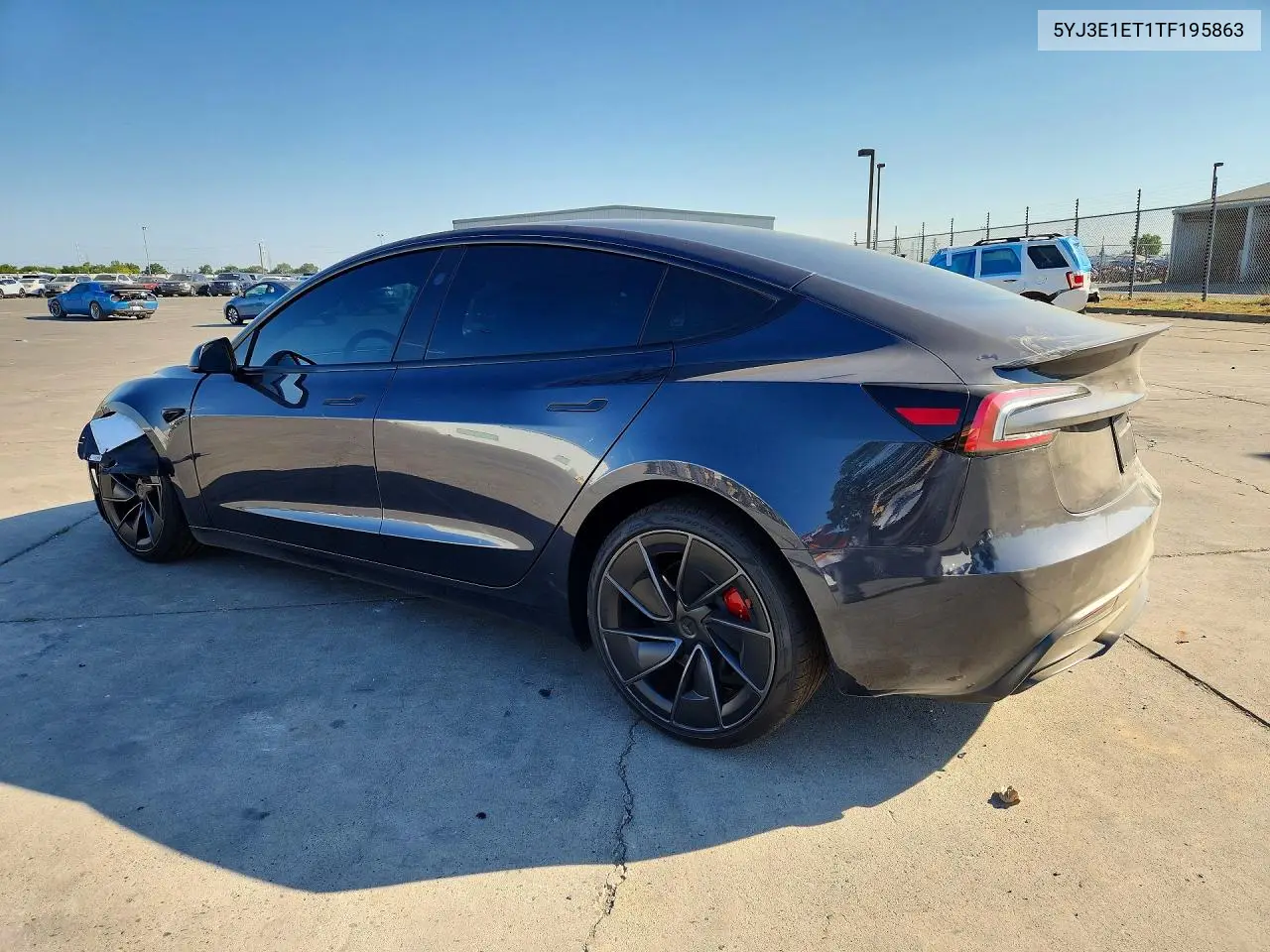 2026 Tesla Model 3 VIN: 5YJ3E1ET1TF195863 Lot: 57429316