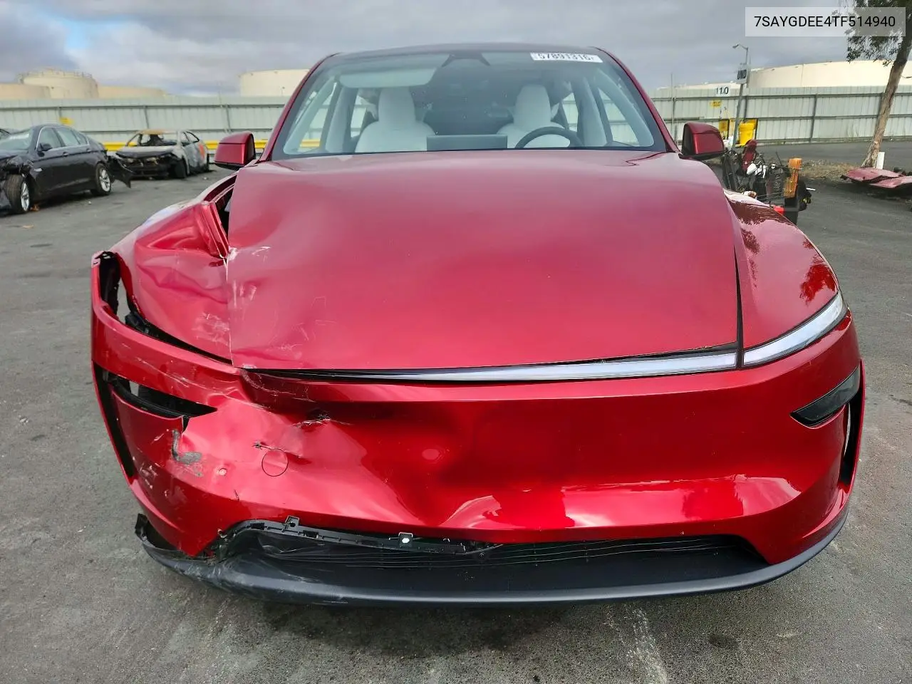 2026 Tesla Model Y VIN: 7SAYGDEE4TF514940 Lot: 57891316