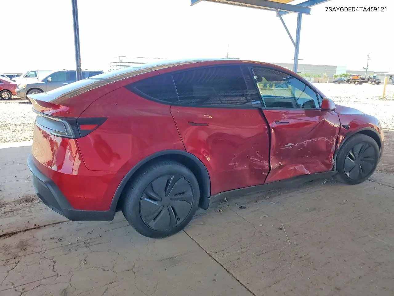 2026 Tesla Model Y VIN: 7SAYGDED4TA459121 Lot: 58135036