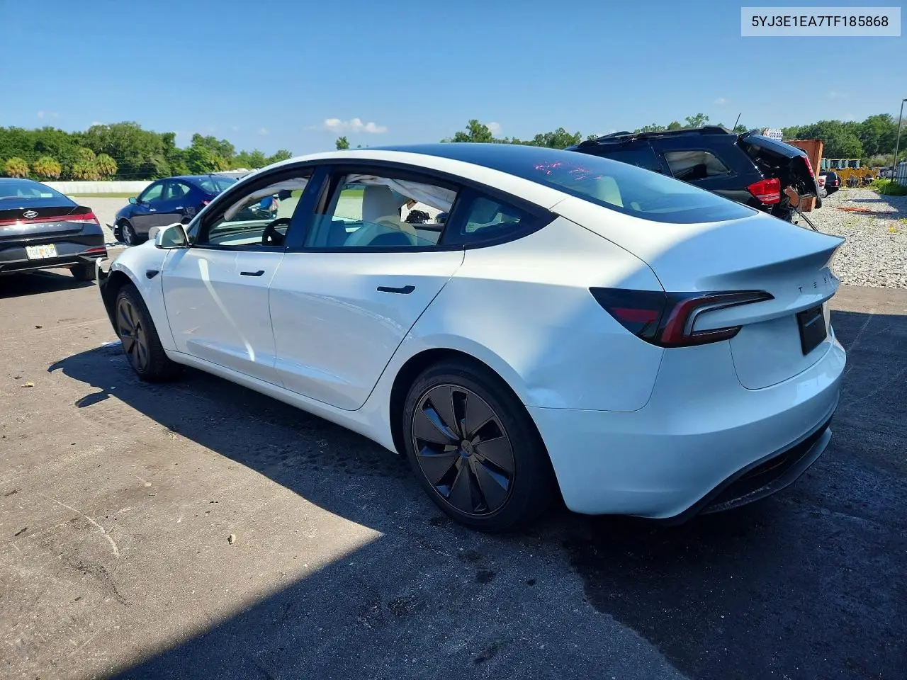 2026 Tesla Model 3 VIN: 5YJ3E1EA7TF185868 Lot: 58760156