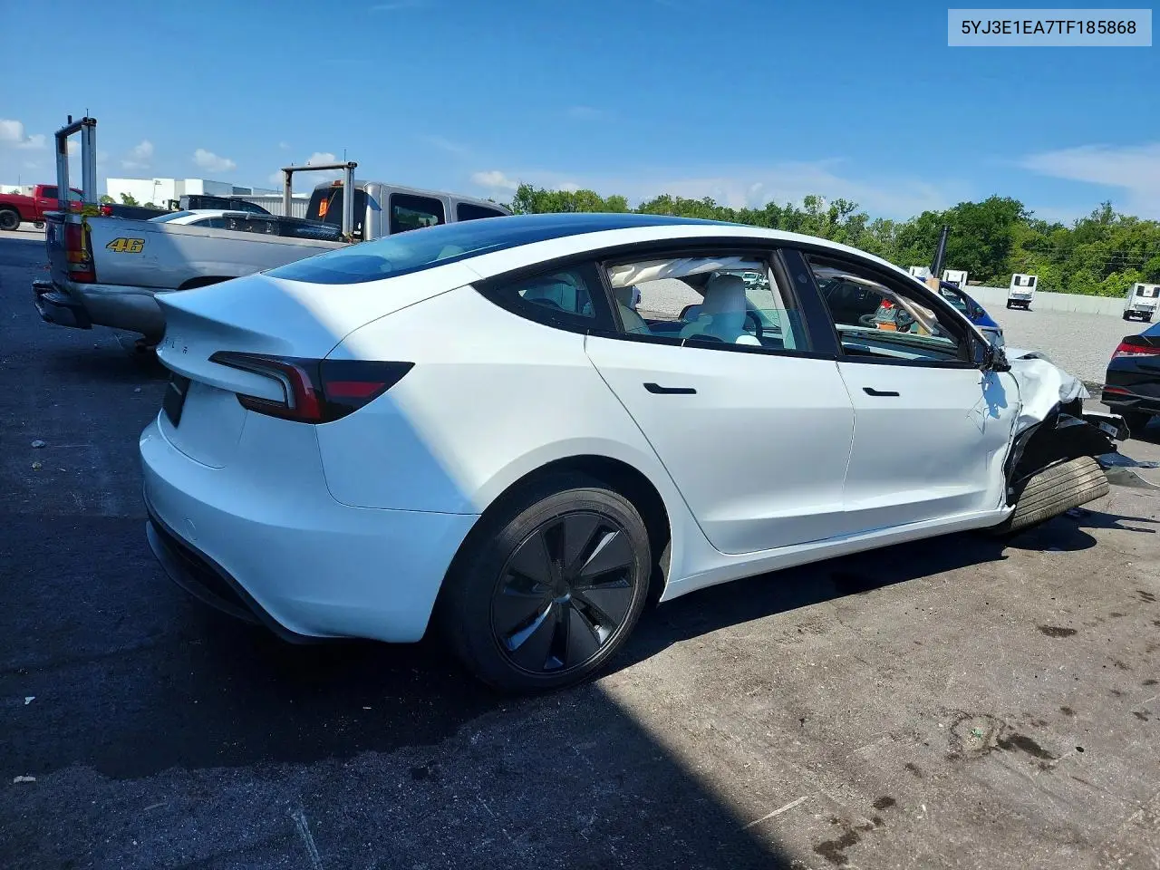 2026 Tesla Model 3 VIN: 5YJ3E1EA7TF185868 Lot: 58760156