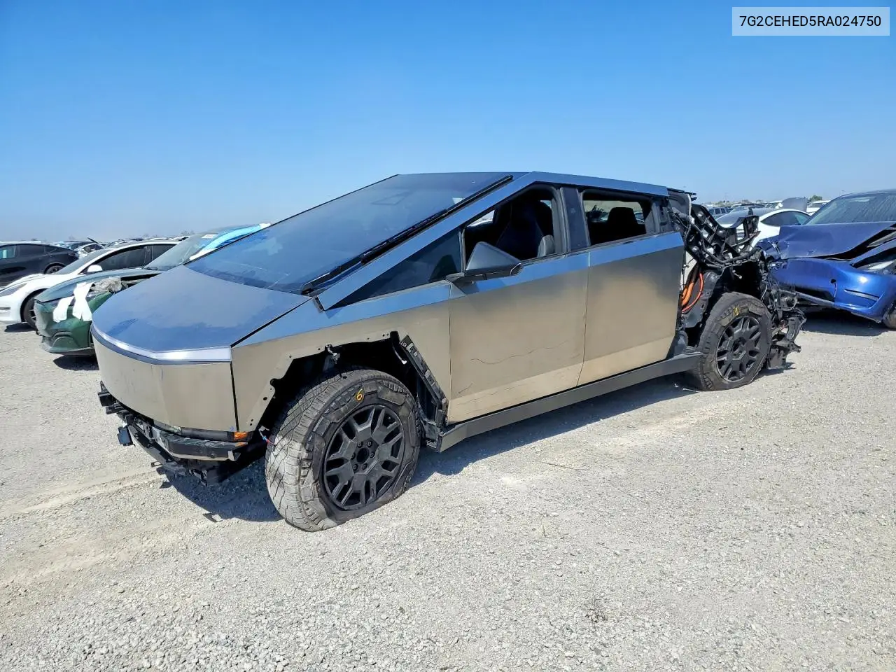 2024 Tesla Cybertruck VIN: 7G2CEHED5RA024750 Lot: 46858816