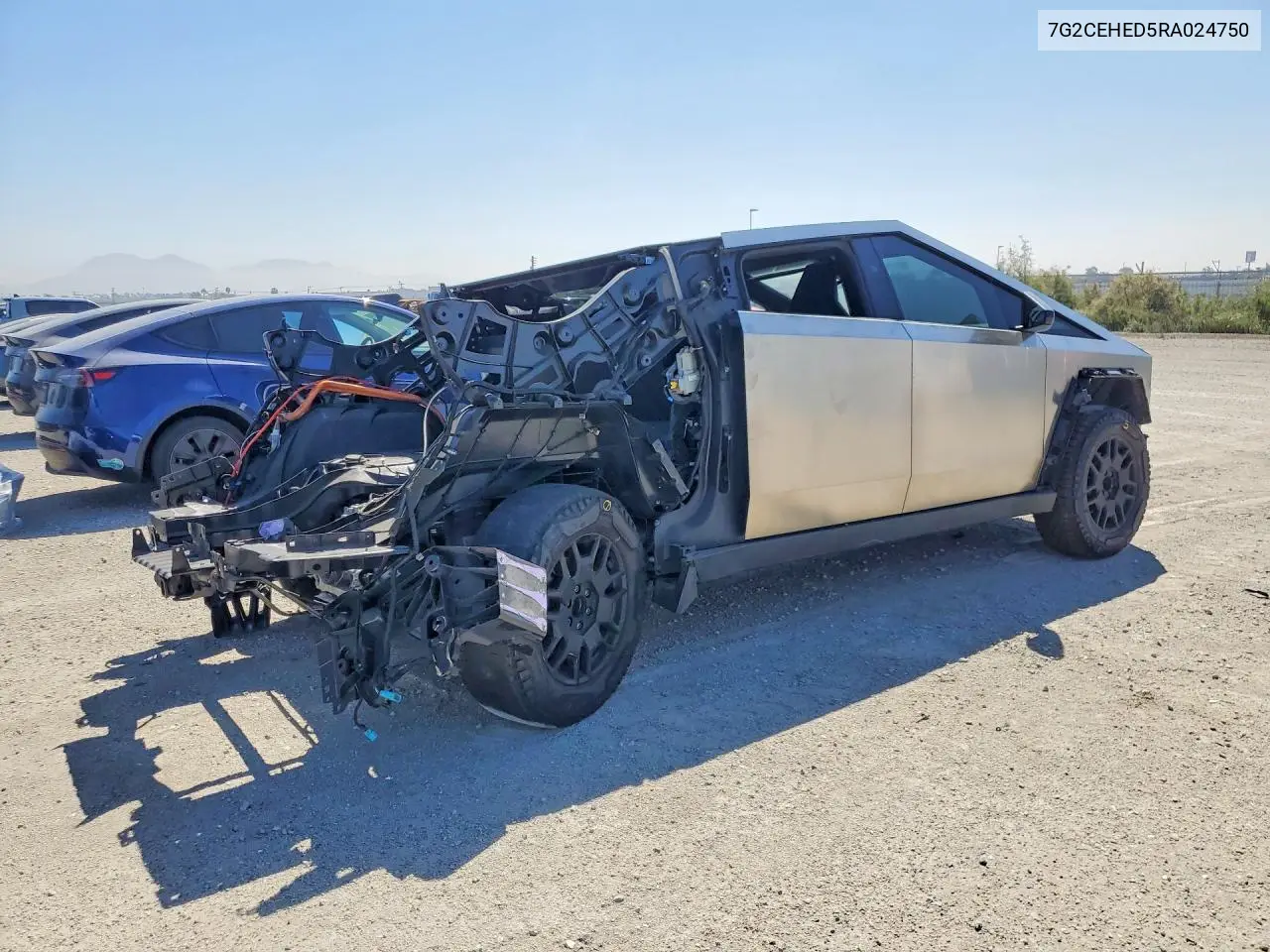 2024 Tesla Cybertruck VIN: 7G2CEHED5RA024750 Lot: 46858816