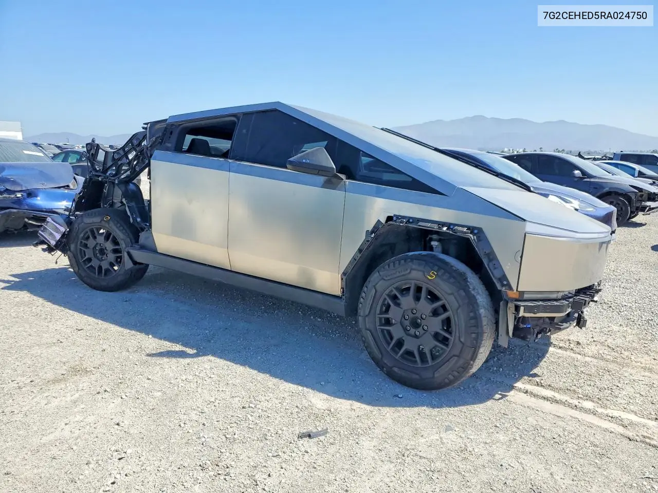2024 Tesla Cybertruck VIN: 7G2CEHED5RA024750 Lot: 46858816