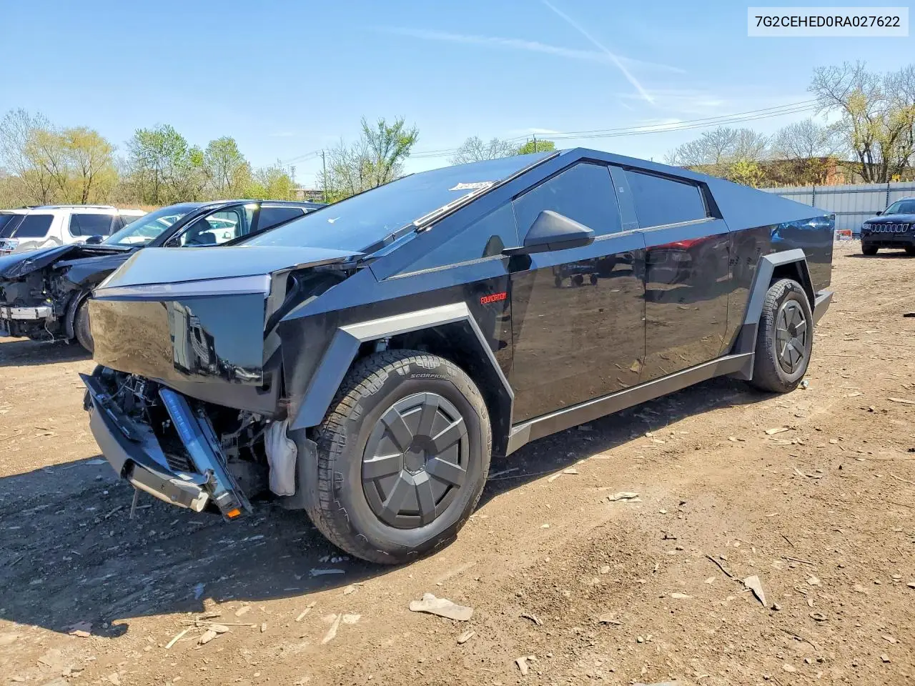 2024 Tesla Cybertruck VIN: 7G2CEHED0RA027622 Lot: 50470636