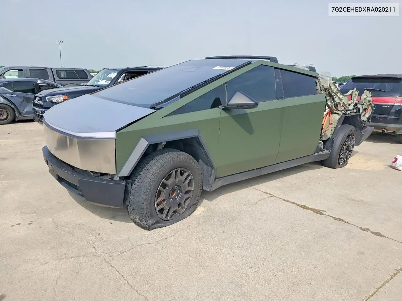 2024 Tesla Cybertruck VIN: 7G2CEHEDXRA020211 Lot: 51009016