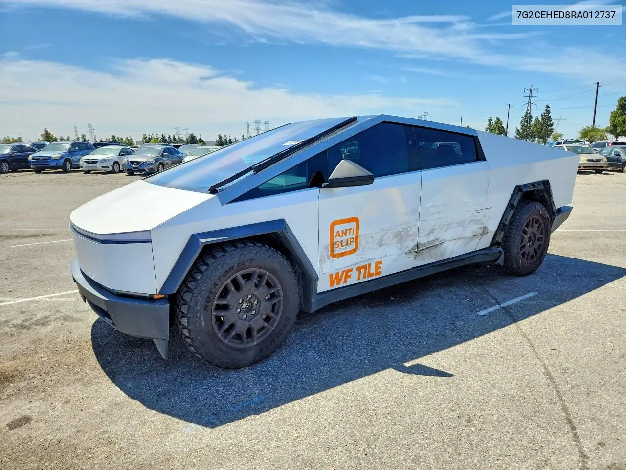 2024 Tesla Cybertruck VIN: 7G2CEHED8RA012737 Lot: 51159156