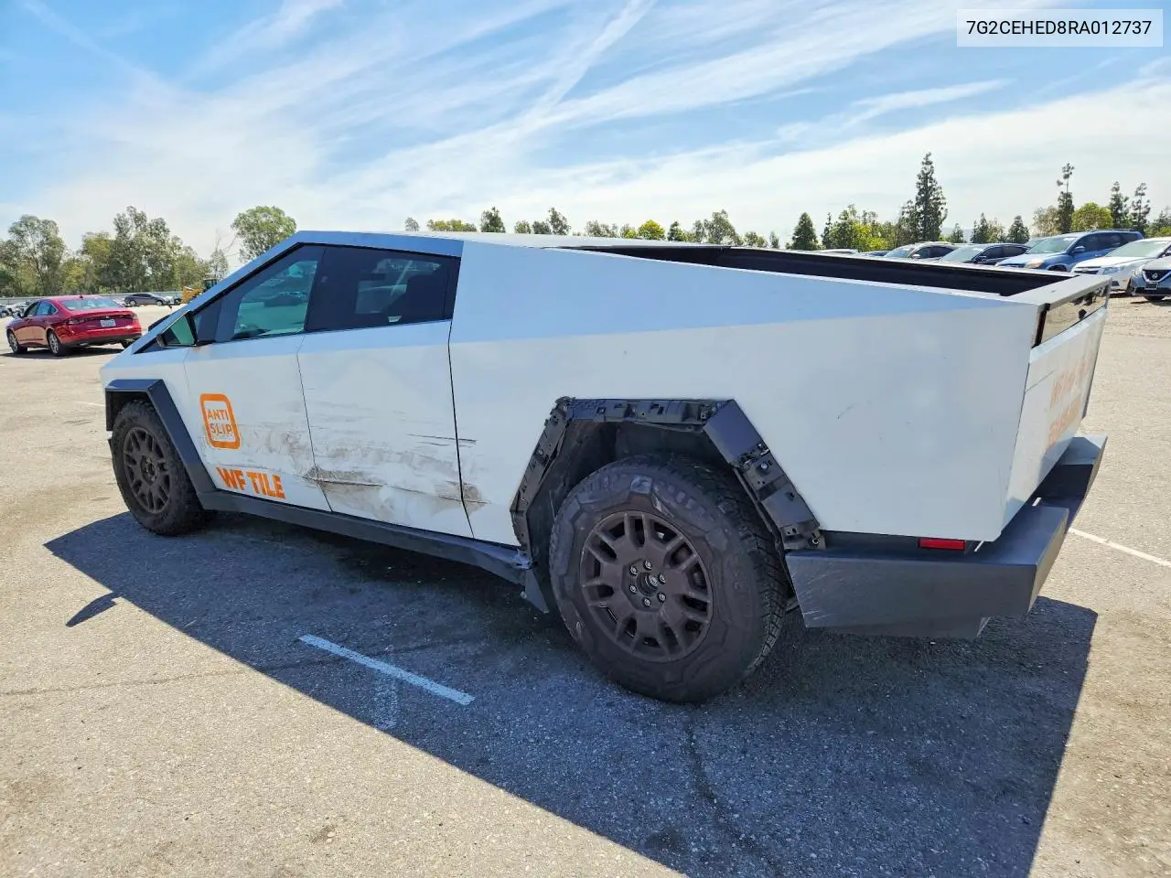 2024 Tesla Cybertruck VIN: 7G2CEHED8RA012737 Lot: 51159156