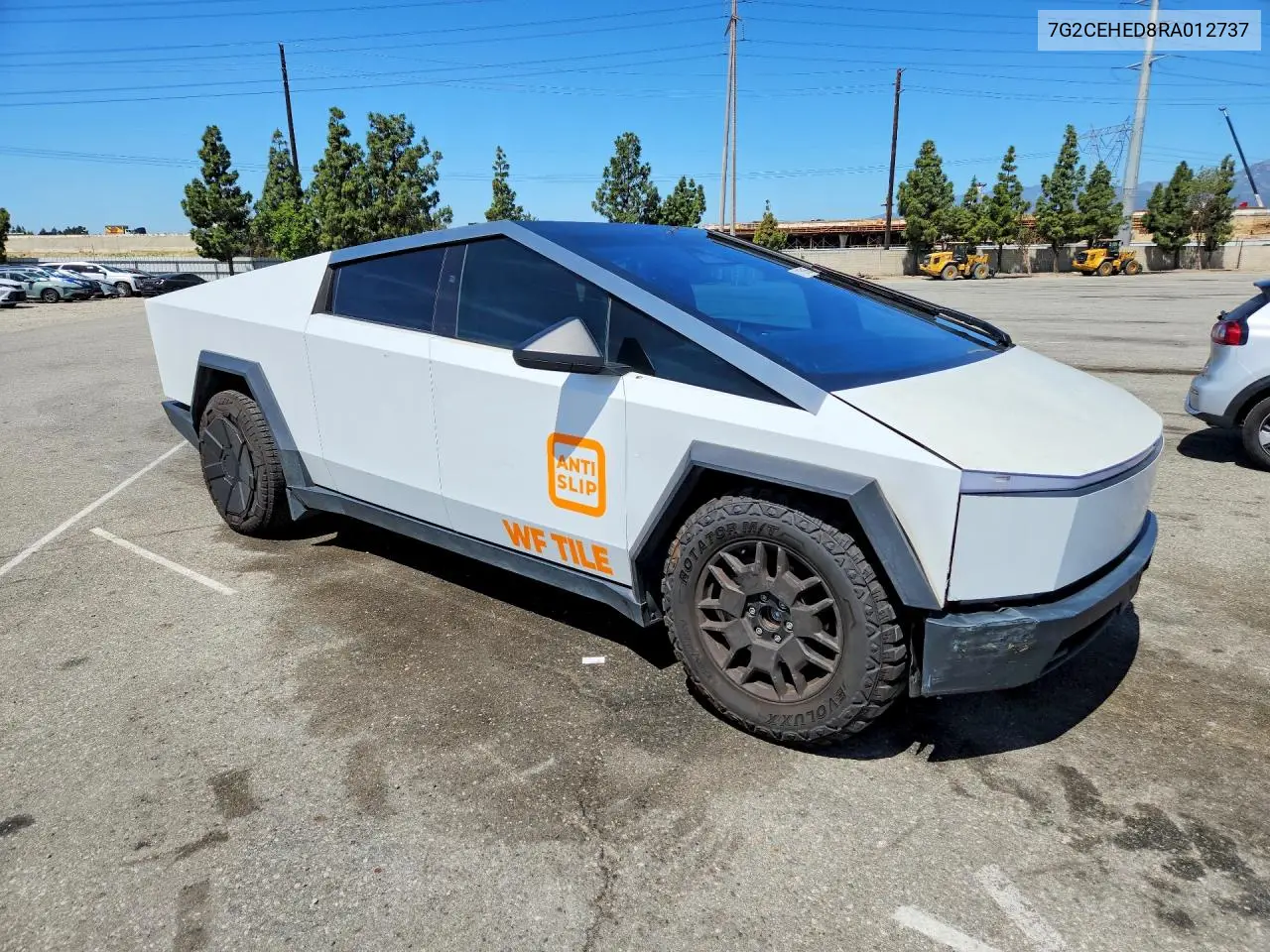 2024 Tesla Cybertruck VIN: 7G2CEHED8RA012737 Lot: 51159156