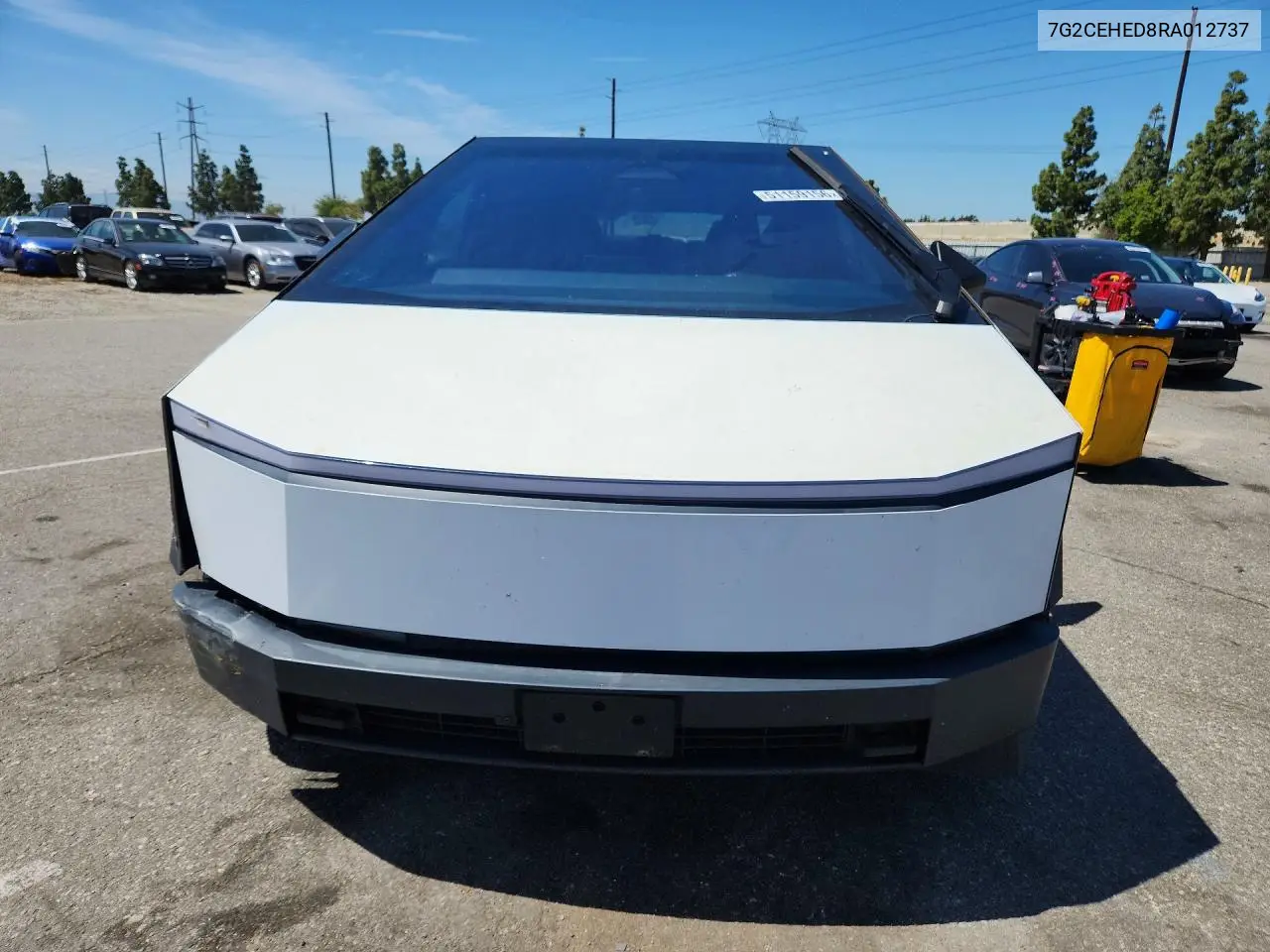 2024 Tesla Cybertruck VIN: 7G2CEHED8RA012737 Lot: 51159156