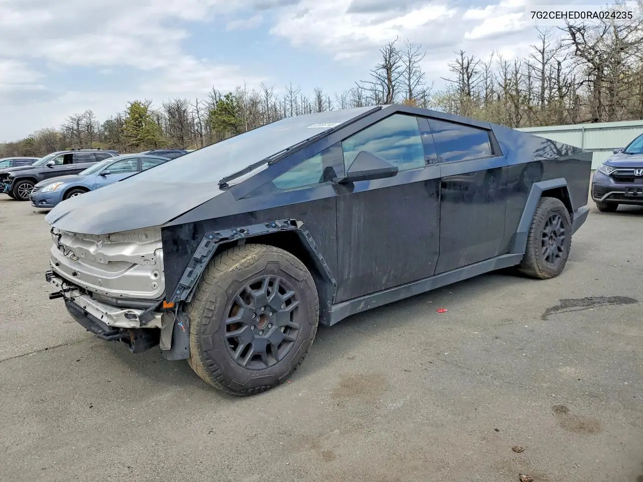2024 Tesla Cybertruck VIN: 7G2CEHED0RA024235 Lot: 52656146