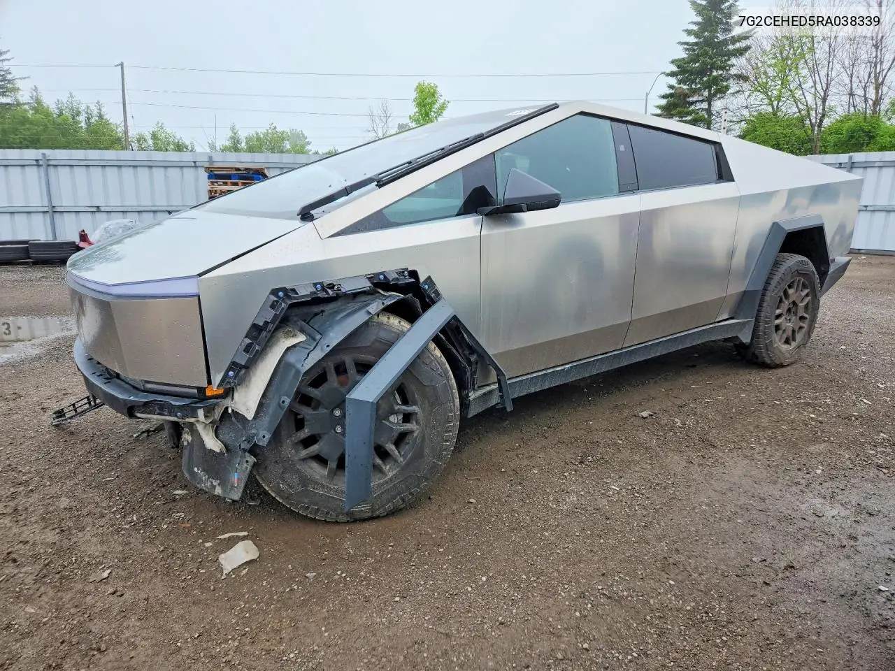 2024 Tesla Cybertruck VIN: 7G2CEHED5RA038339 Lot: 56514486