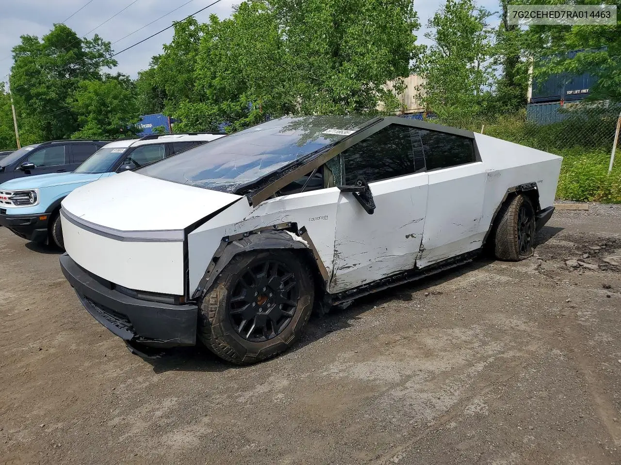 2024 Tesla Cybertruck VIN: 7G2CEHED7RA014463 Lot: 57118636