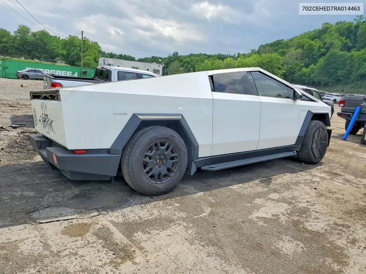 2024 Tesla Cybertruck VIN: 7G2CEHED7RA014463 Lot: 57118636