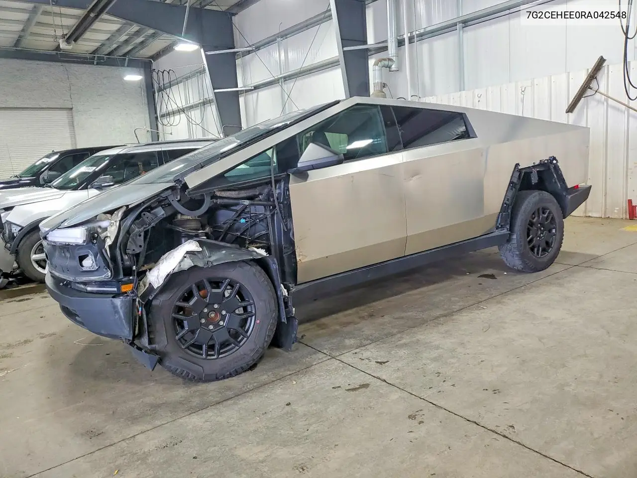 2024 Tesla Cybertruck VIN: 7G2CEHEE0RA042548 Lot: 57753176