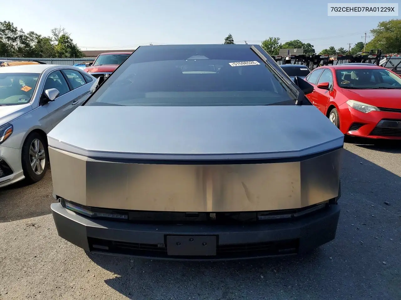 2024 Tesla Cybertruck VIN: 7G2CEHED7RA01229X Lot: 58383016