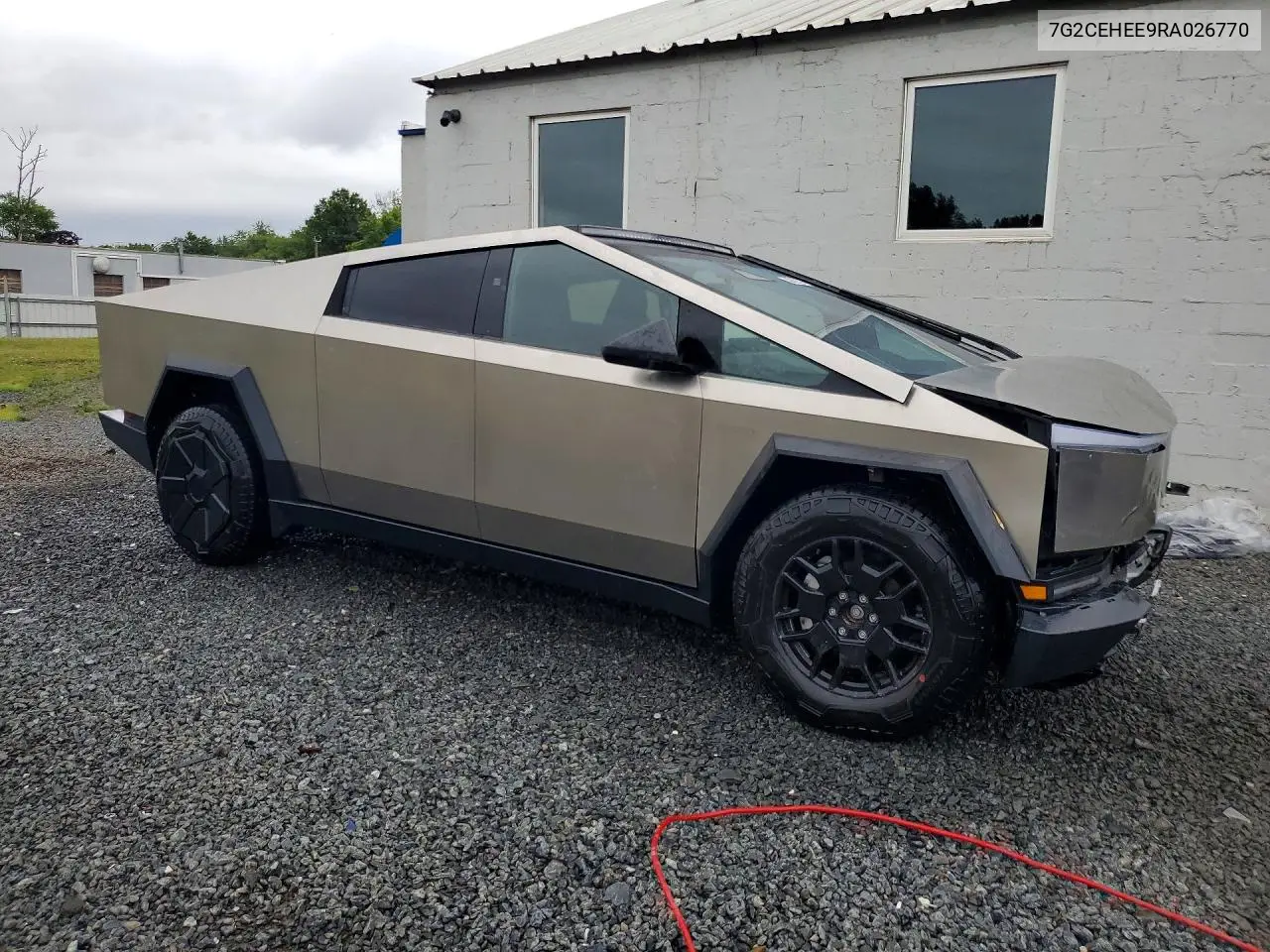 2024 Tesla Cybertruck VIN: 7G2CEHEE9RA026770 Lot: 58505026