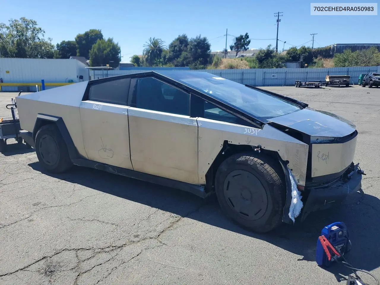 2024 Tesla Cybertruck VIN: 7G2CEHED4RA050983 Lot: 60072796