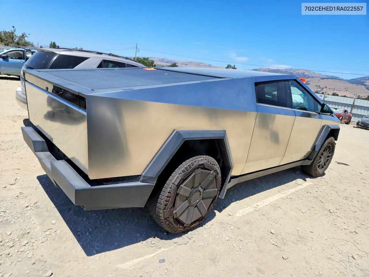 2024 Tesla Cybertruck Beast VIN: 7G2CEHED1RA022557 Lot: 60273976