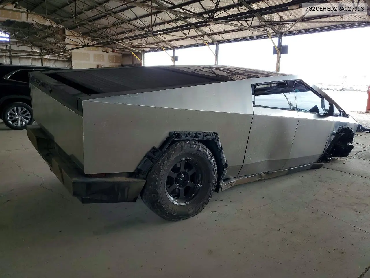 2024 Tesla Cybertruck VIN: 7G2CEHED2RA027993 Lot: 60652376