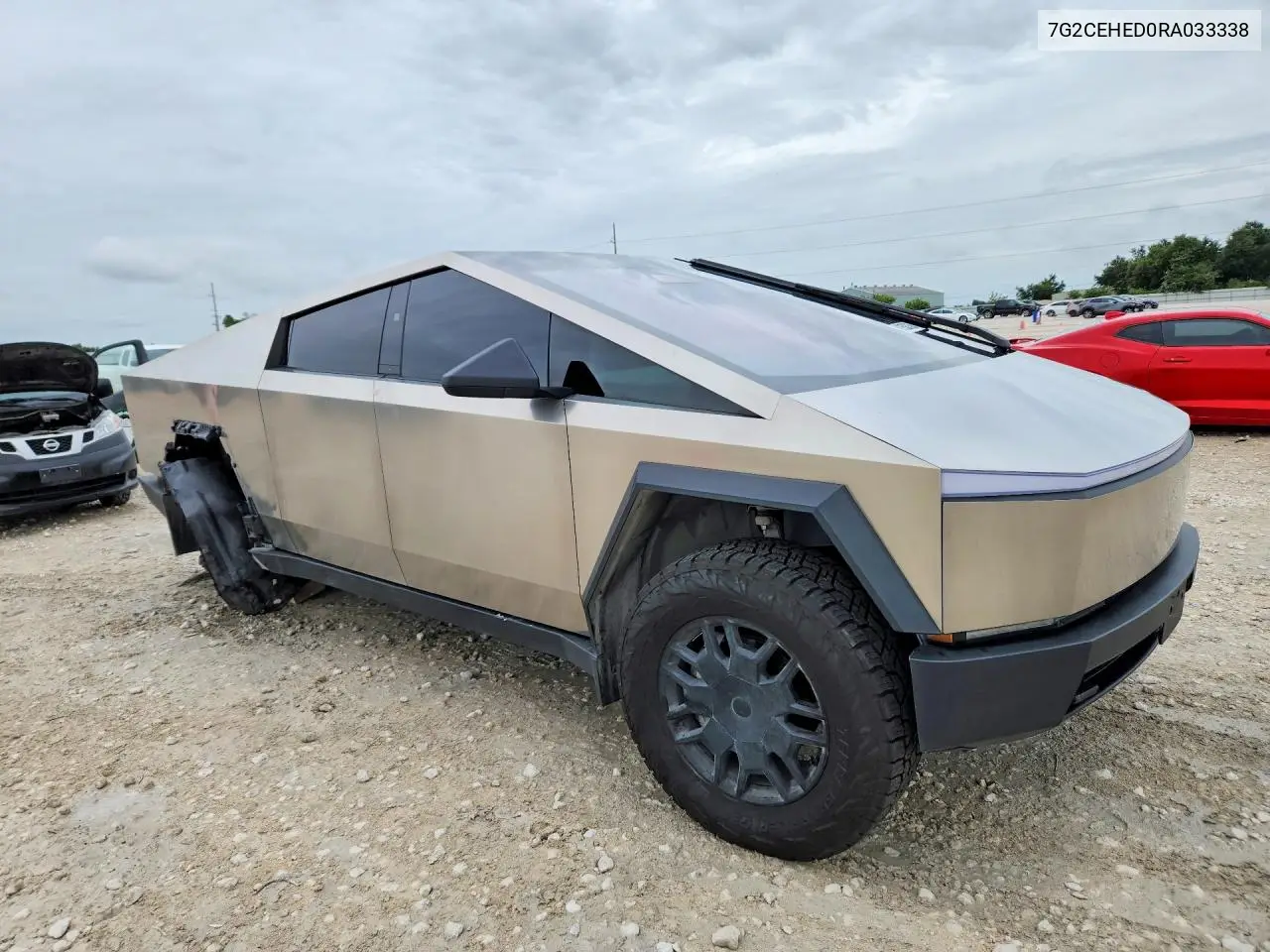 2024 Tesla Cybertruck VIN: 7G2CEHED0RA033338 Lot: 61050336
