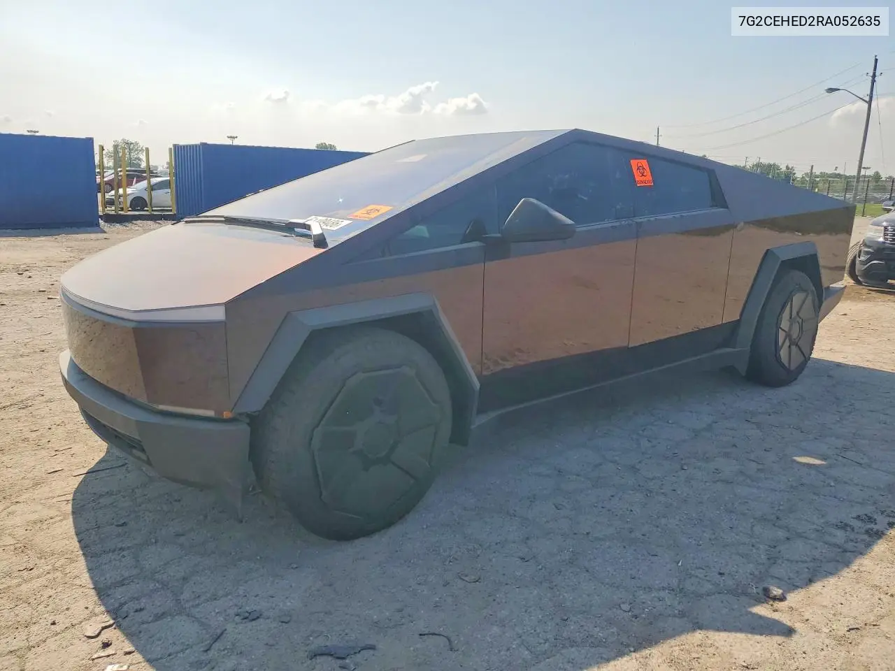 2024 Tesla Cybertruck VIN: 7G2CEHED2RA052635 Lot: 61109486