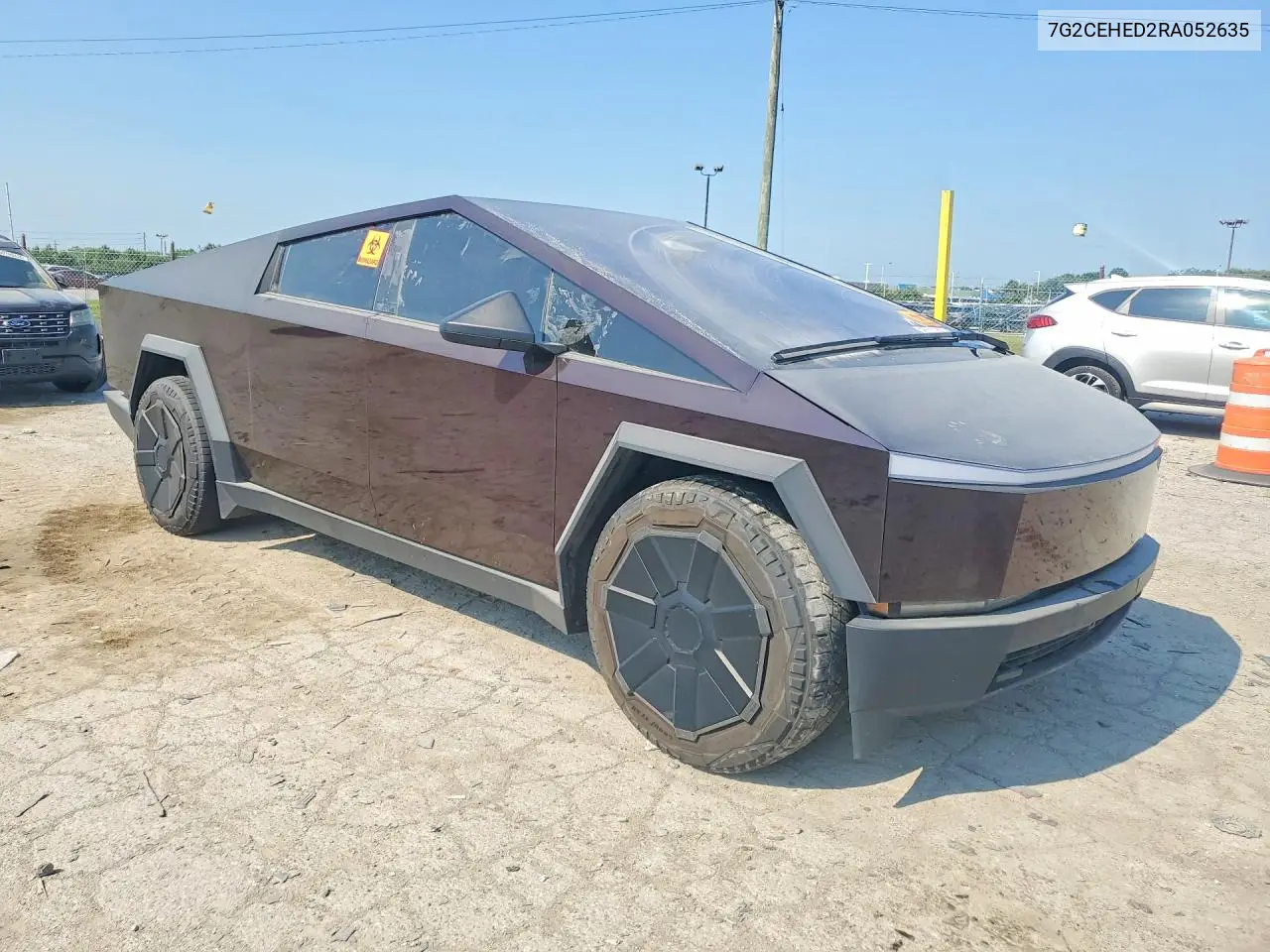 2024 Tesla Cybertruck VIN: 7G2CEHED2RA052635 Lot: 61109486