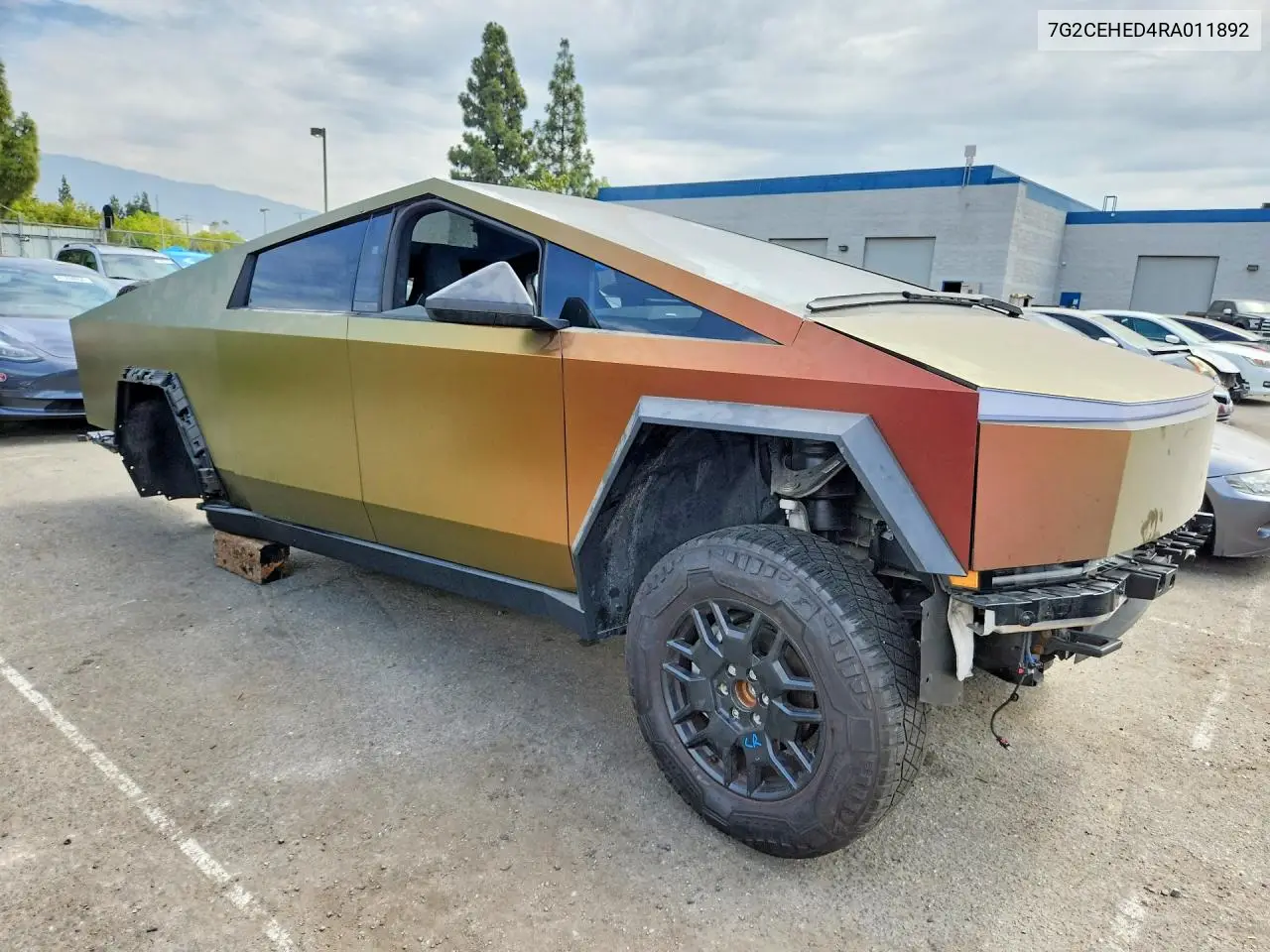 2024 Tesla Cybertruck VIN: 7G2CEHED4RA011892 Lot: 61803466