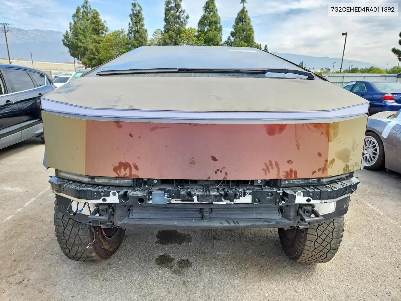 2024 Tesla Cybertruck VIN: 7G2CEHED4RA011892 Lot: 61803466